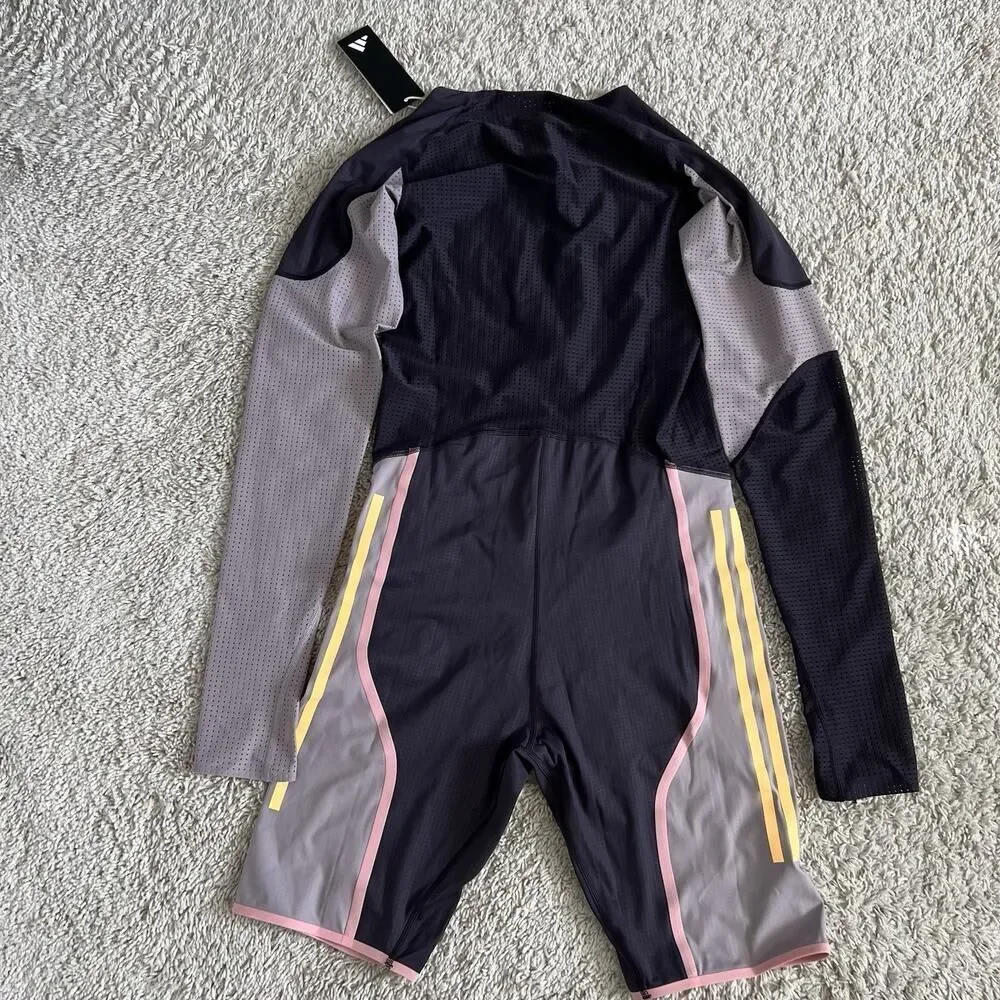 Adidas 2024 Pro Elite Team Promo LS Speedsuit Purple Men's Sz Medium IN1130 $350
